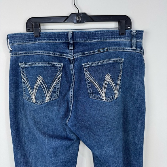Wrangler Straight Leg Denim Western Rodeo Jeans Size 13/14 x 34 - Picture 4 of 5